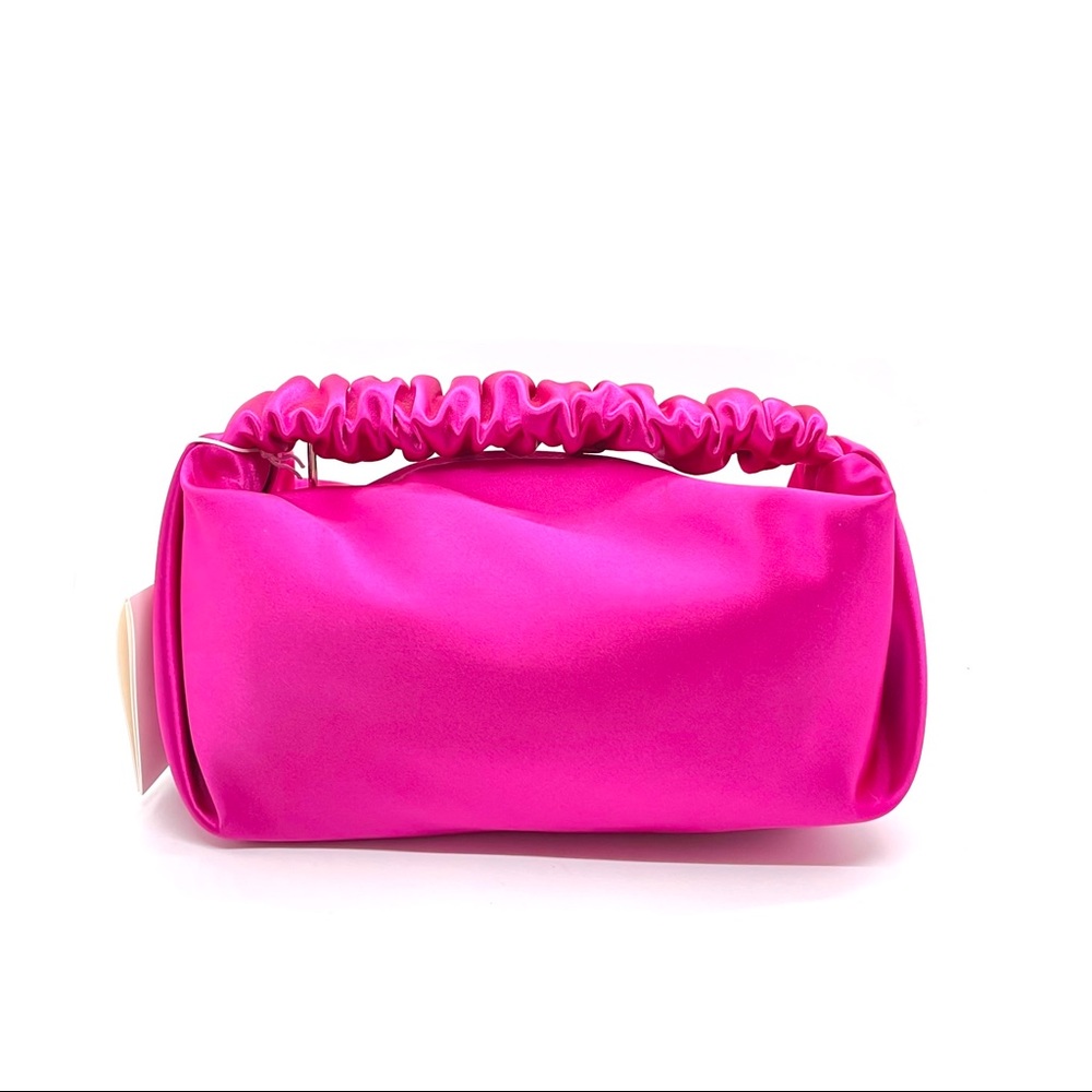 Alexander McQueen Satin Scrunchie Mini Bag